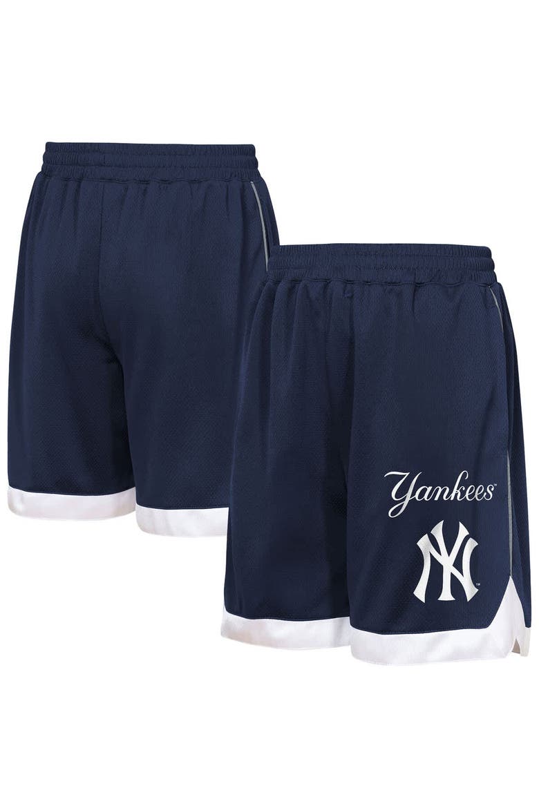 Youth Outerstuff  Navy New York Yankees Big League All Star Fashion Shorts, Main, color, Navy
