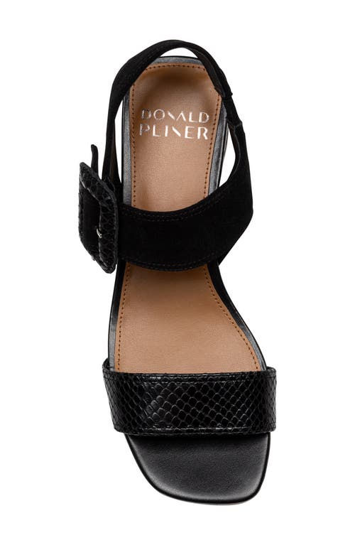 DONALD PLINER DONALD PLINER OVERSIZE BUCKLE SLINGBACK SANDAL 