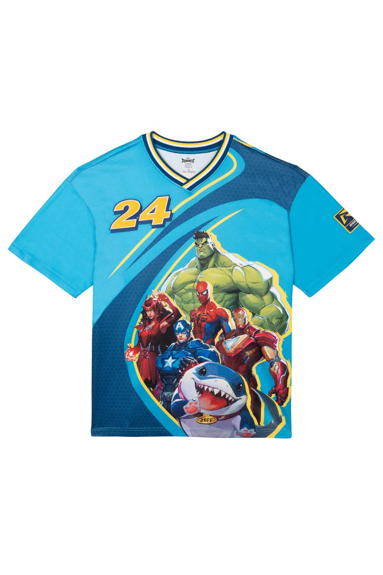 Rivals Men's Athletic Short Sleeve Tee, Main, color, Marvel Rivals Navy