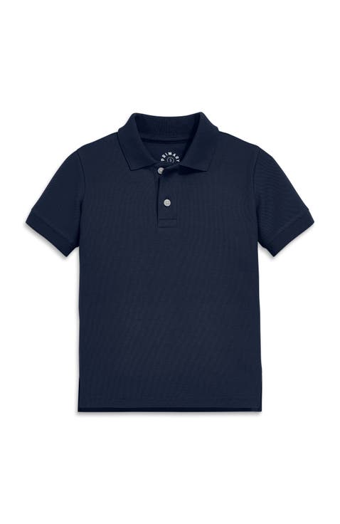 Kids Short Sleeve Pique Polo