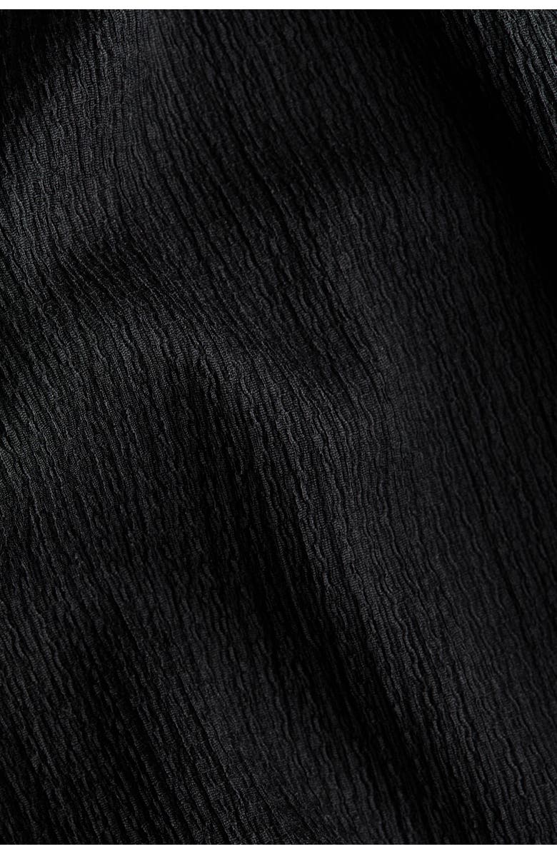 H&M Mama Short-sleeved Tie-belt Jumpsuit, Alternate, color, Black