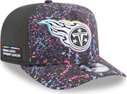 New Era Men's New Era  Black Tennessee Titans 2025 NFL Crucial Catch A-Frame 9FIFTY Snapback Hat