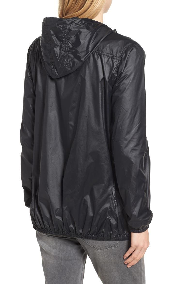 Waterproof Convertible 3-in-1 Maternity Windbreaker, Alternate, color, BLACK