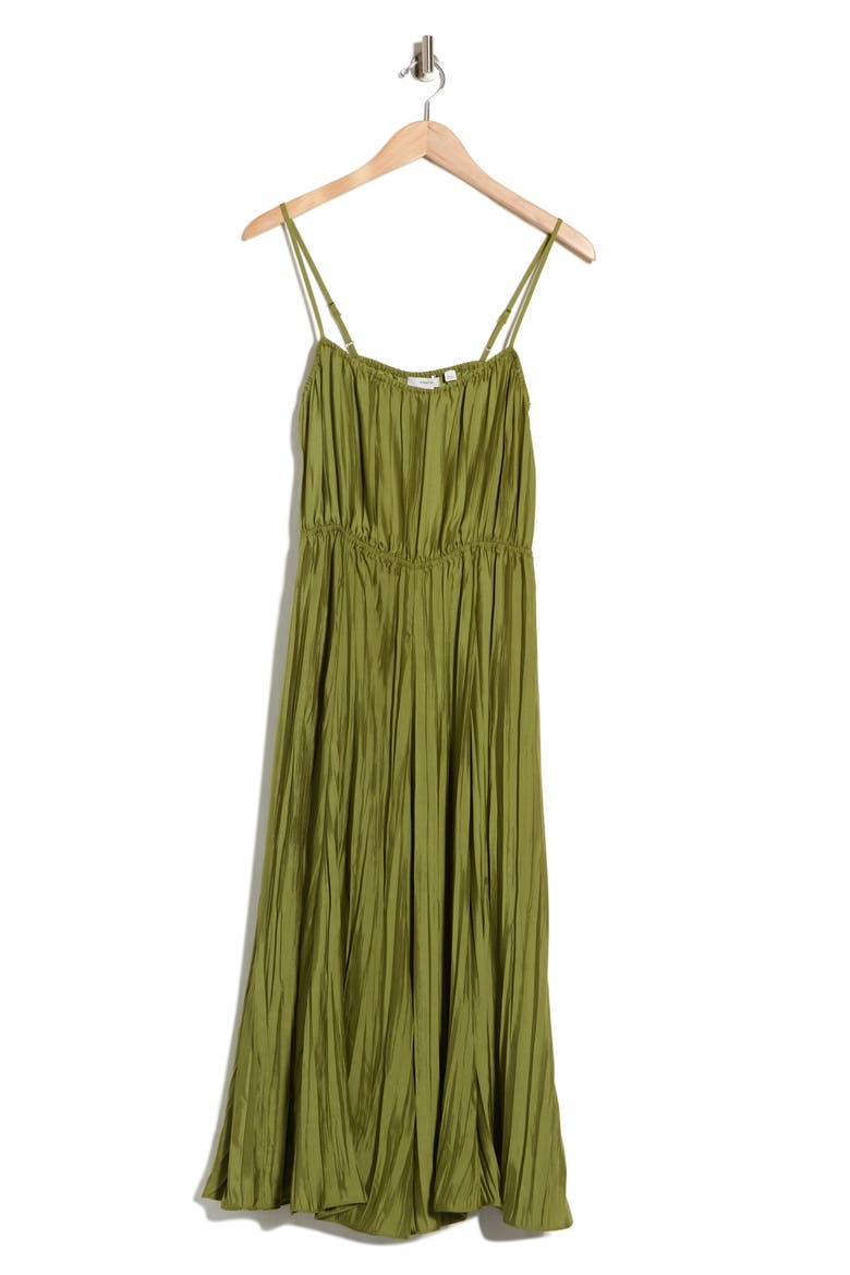 Crinkled Cami Dress, Alternate, color, HERBARIA