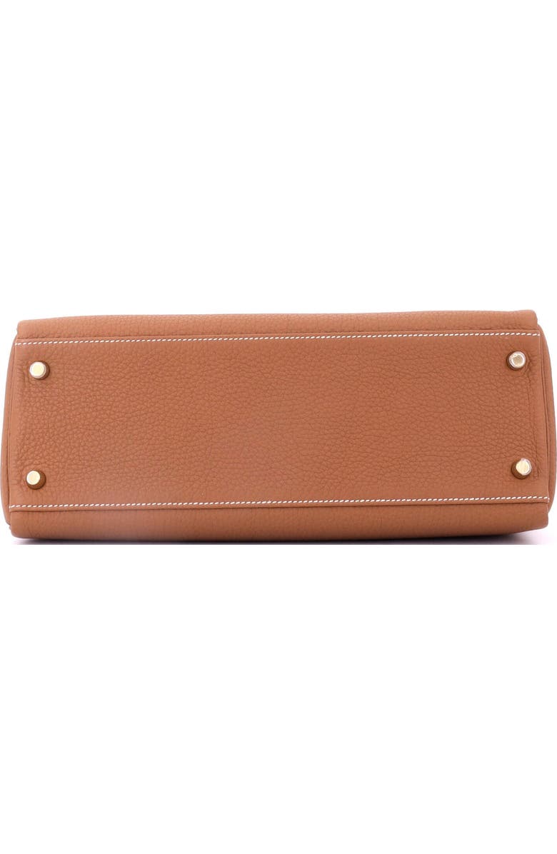 Pre-Owned Hermes Kelly Handbag Brown Togo with Gold Hardware 32, Alternate, color, Gold