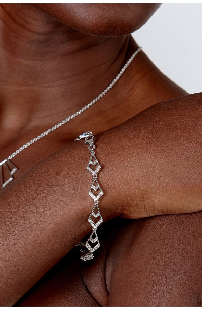 Lucy Quartermaine Tie Bracelet, Alternate, color, Sterling Silver