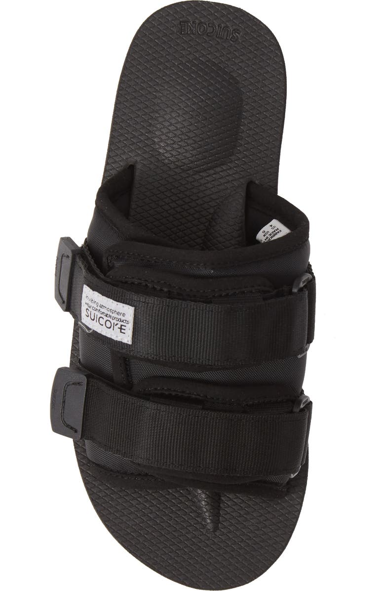 Suicoke Moto Cab Platform Slide Sandal, Alternate, color,