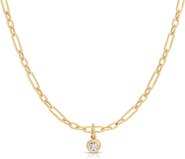 EF Collection Mini Pillow Set Diamond Pendant Necklace