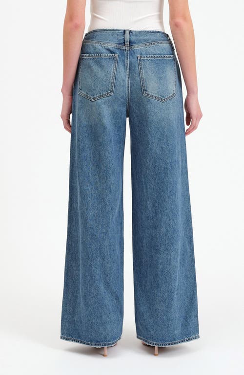 DAZE DAZE THE KICKBACK HIGH WAIST WIDE LEG JEANS
