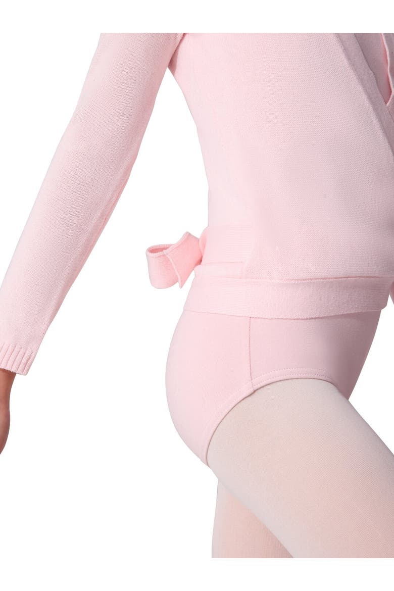 Wrap Sweater, Alternate, color, light/pastel pink