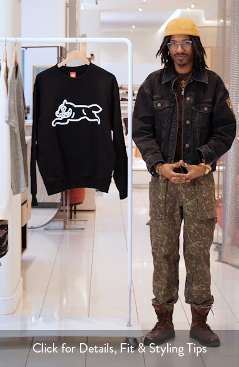 Raider Cotton French Terry Graphic Sweatshirt, sales video thumbnail