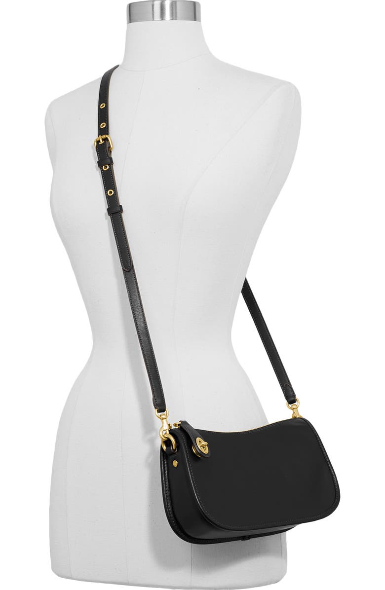 COACH Swinger Convertible Leather Crossbody Bag, Alternate, color,
