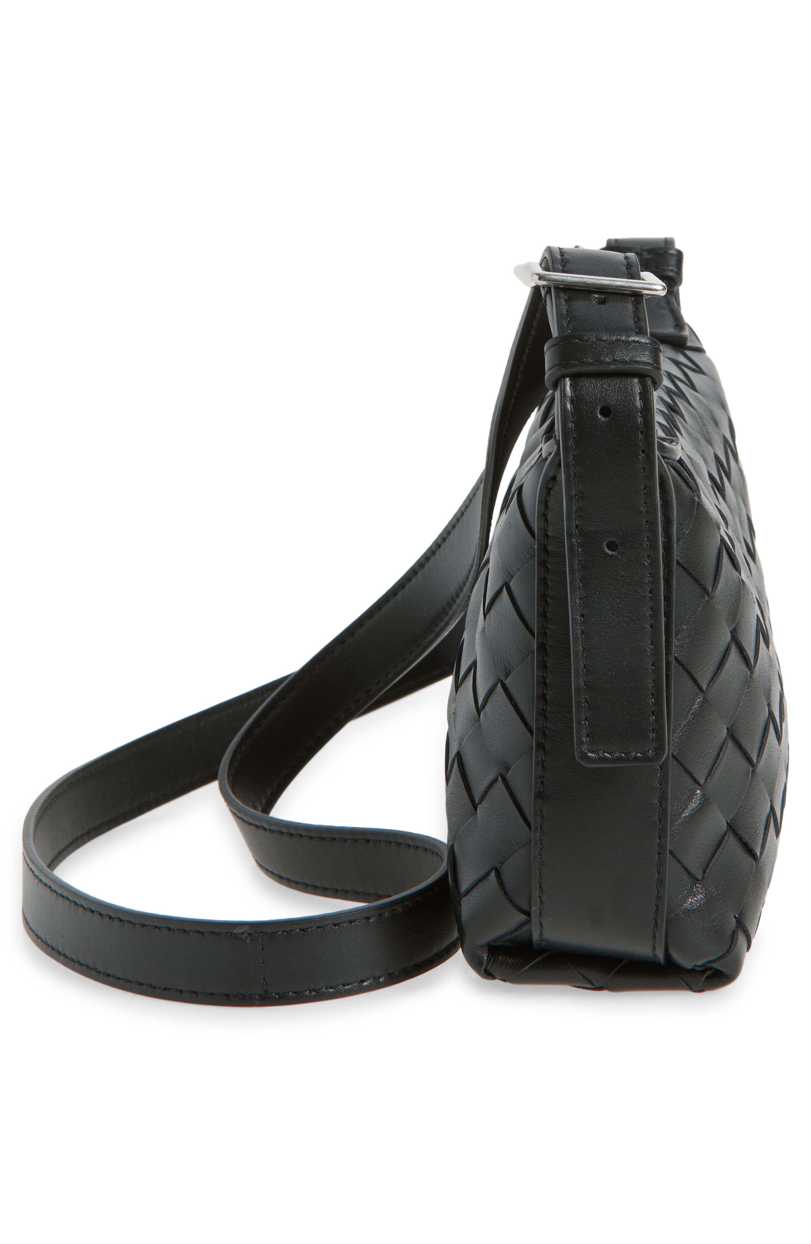 Bottega Veneta Traveler Avenue Intrecciato Leather Crossbody Bag, Alternate, color, 