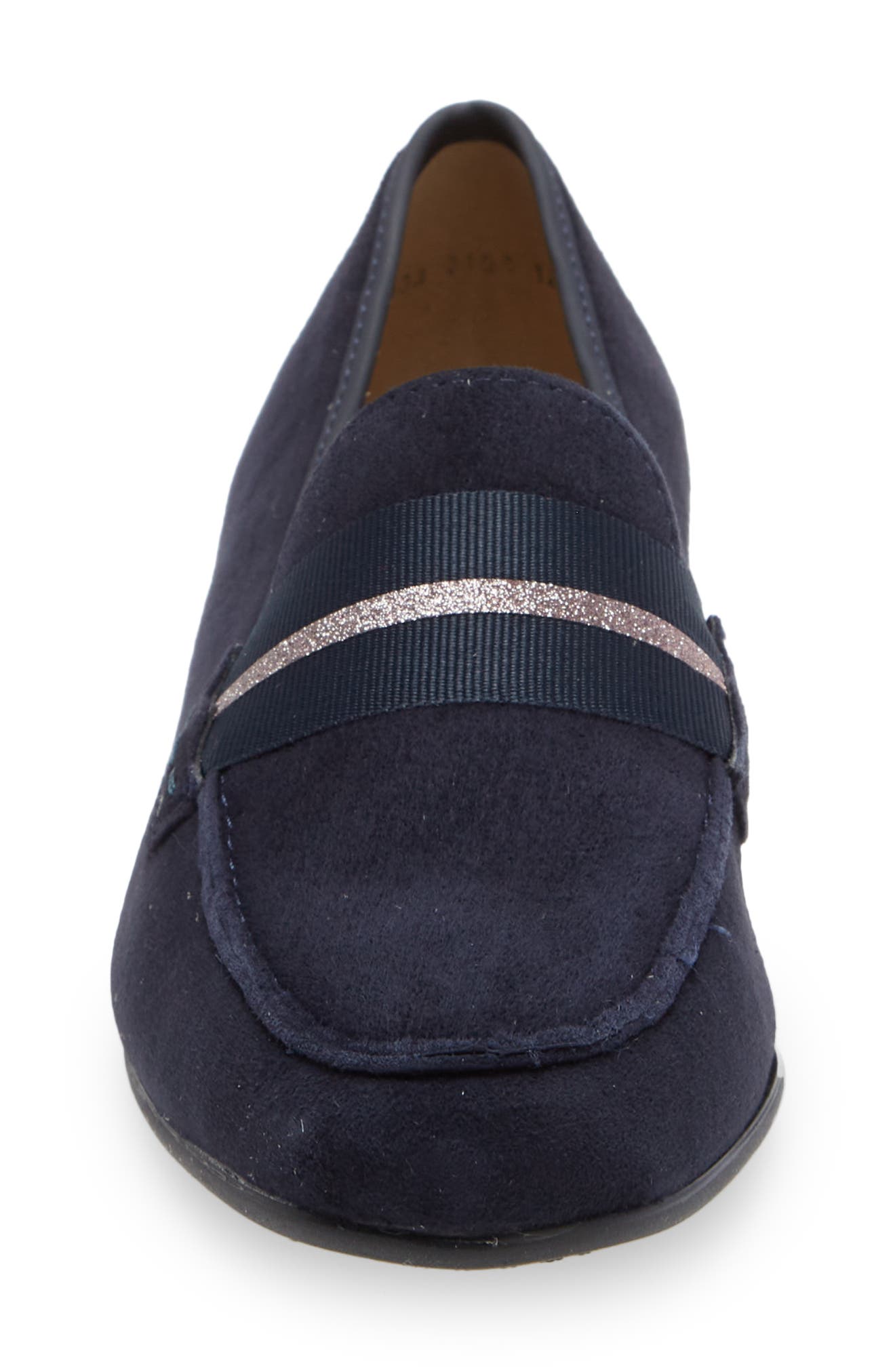 ara Kandy Loafer, Alternate, color, Blue Suede
