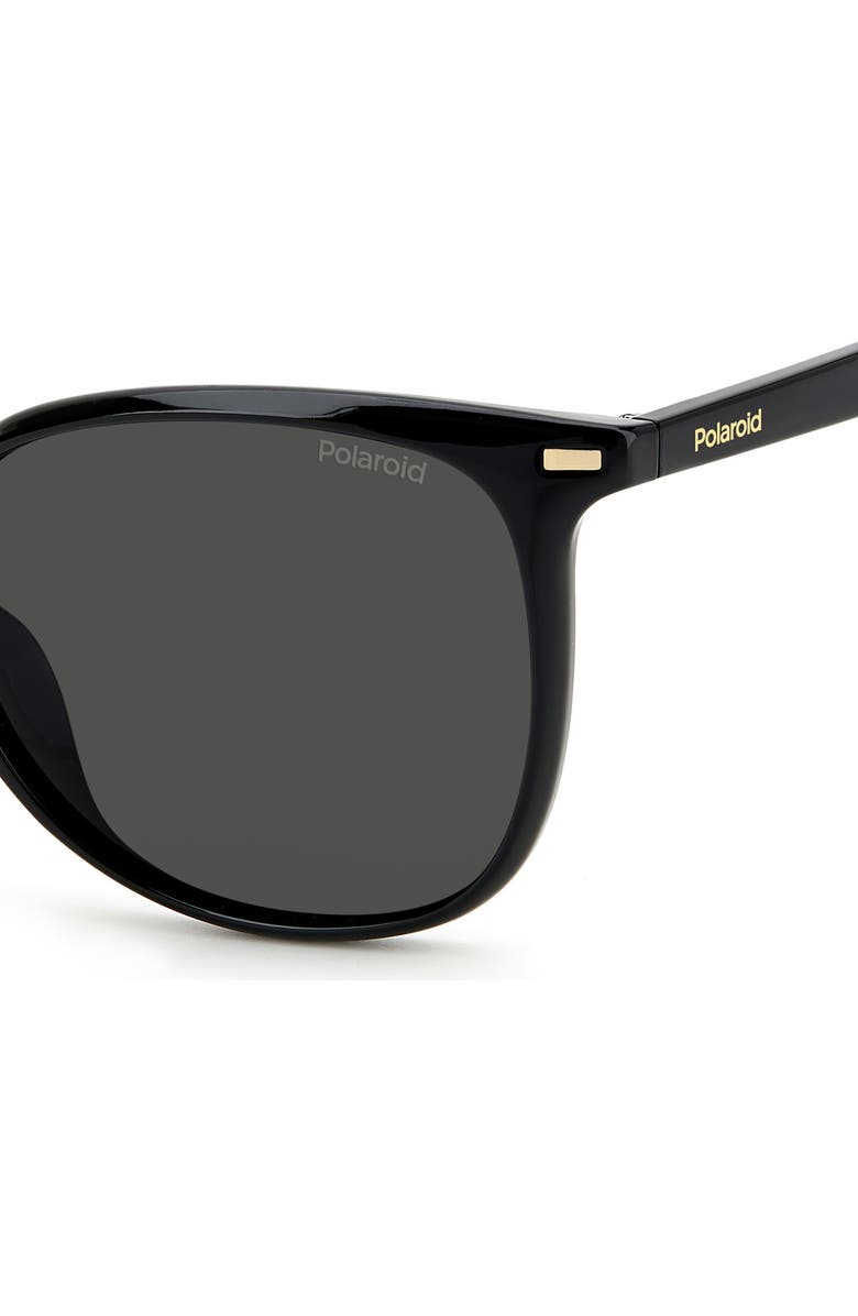 Polaroid 57mm Polarized Cat Eye Sunglasses, Alternate, color, 