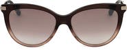 Jimmy Choo 56mm Cat Eye Sunglasses
