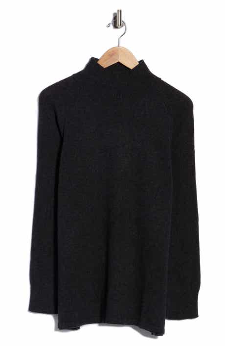 Organic Cotton & Recycled Cashmere Turtleneck Tunic Top