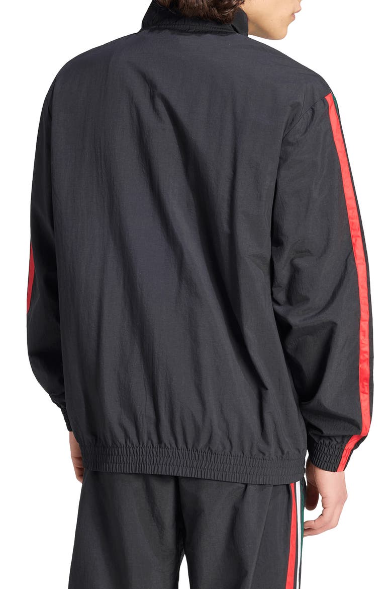 x Farm Rio House of Tiro Track Jacket, Alternate, color, BLACK/ GREEN/ WHITE/ SCARLET