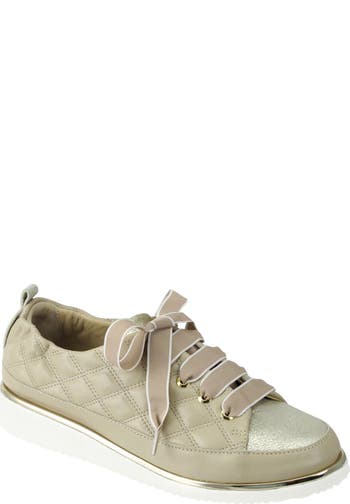 Ron White Ovella Side Zip Sneaker in Platino