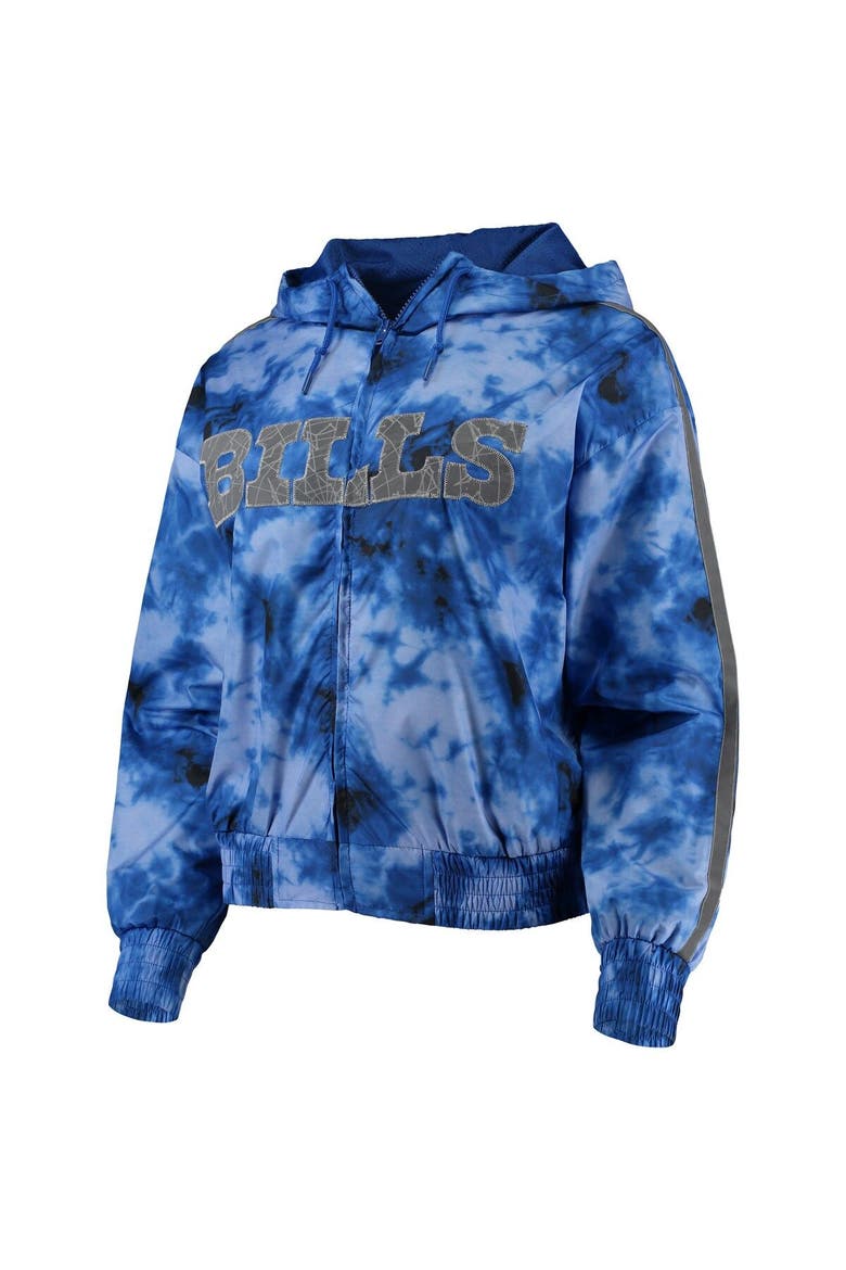 Women's Mitchell & Ness Royal Buffalo Bills Galaxy Full-Zip Windbreaker Hoodie Jacket, Alternate, color, Royal