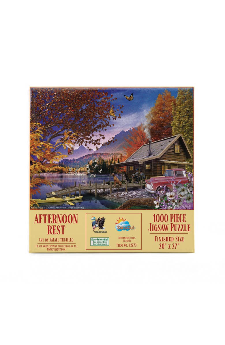 Sunsout Afternoon Rest 1000 piece Jigsaw Puzzle for Adults, Alternate, color, Multicolor