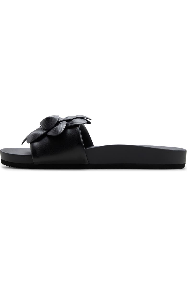 Roxy Flower Girl Slide Sandal, Alternate, color, Black