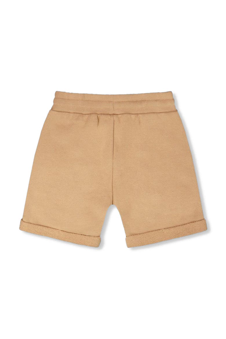 Elastic Waist with Drawstring French Terry Shorts, Alternate, color, Beige