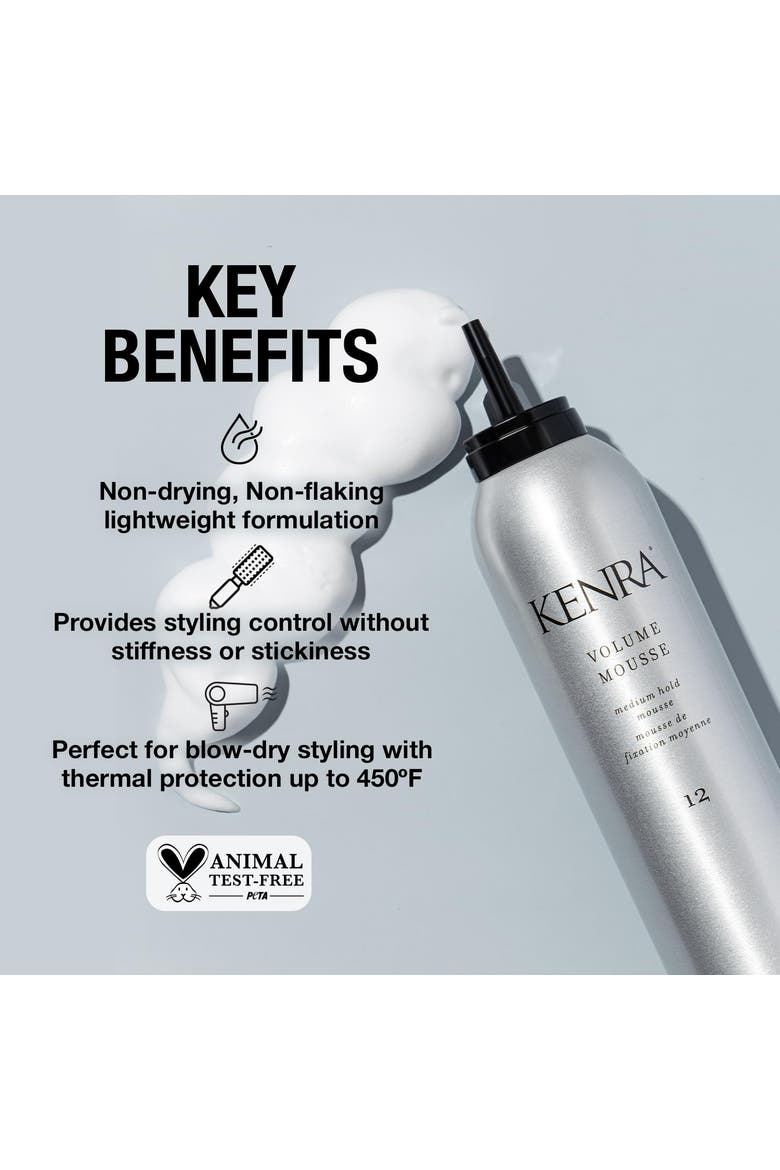 Medium Hold Volume Mousse 8 oz, Alternate, color, N/A
