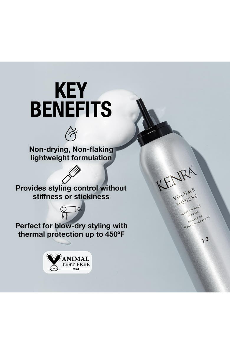 KENRA Medium Hold Volume Mousse 8 oz, Alternate, color, N/A