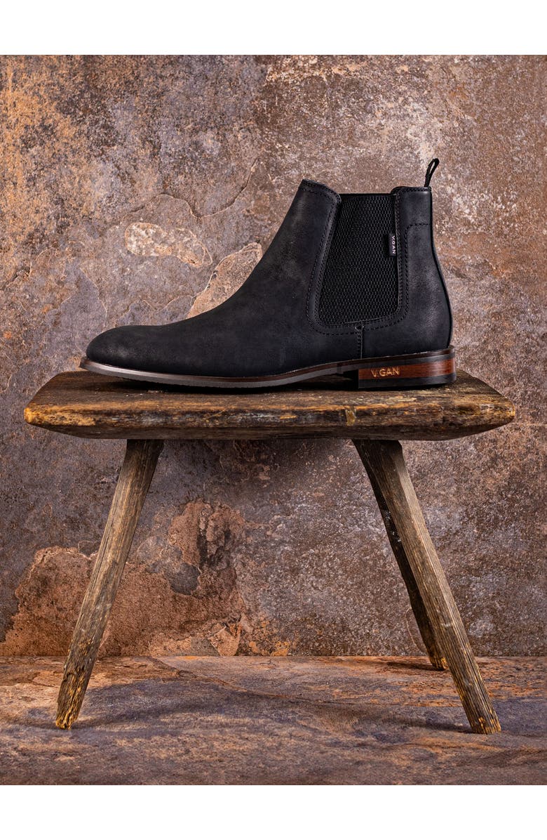 V.GAN LONDON Vegan Gooseberry Chelsea Boot, Alternate, color, Black