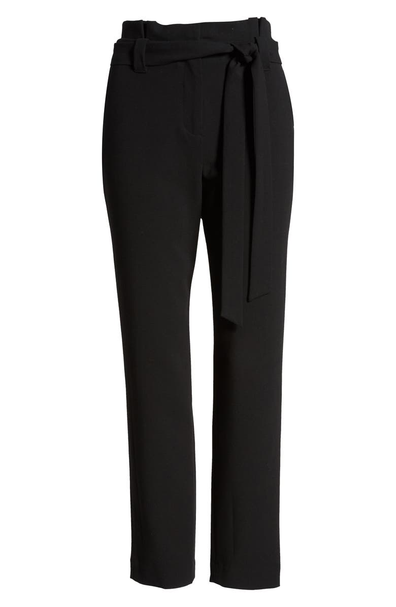 Halogen<sup>®</sup> Paperbag Waist Twill Pants, Alternate, color, 