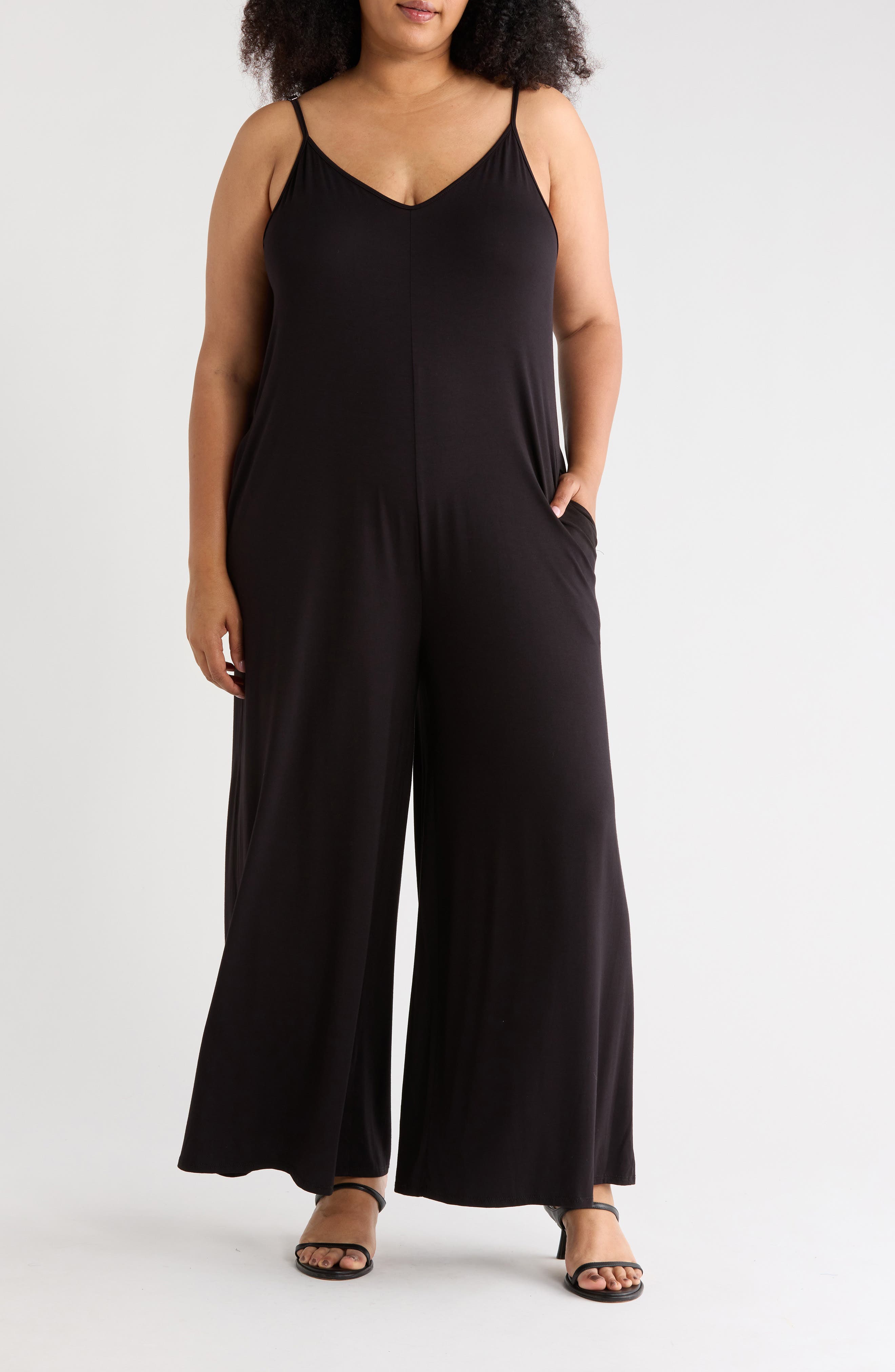 Strappy Wide Leg Jumpsuit