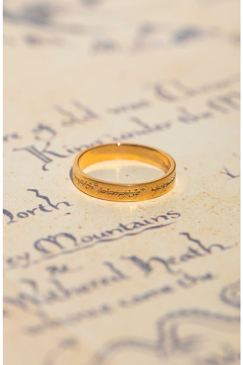 The Lord of the Rings The One Band Ring, Alternate, color, GOLD