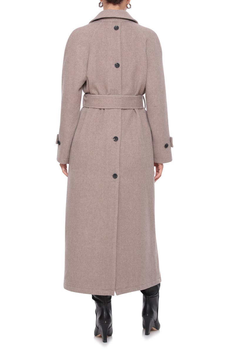 Avec Les Filles Button Back Belted Coat, Alternate, color,