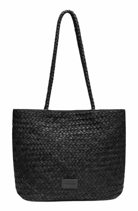 Lubbock Woven Leather Tote Bag