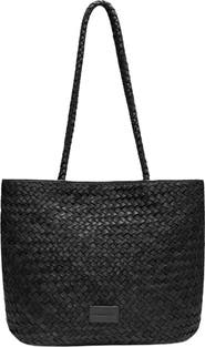 Ecotorie Lubbock Woven Leather Tote Bag