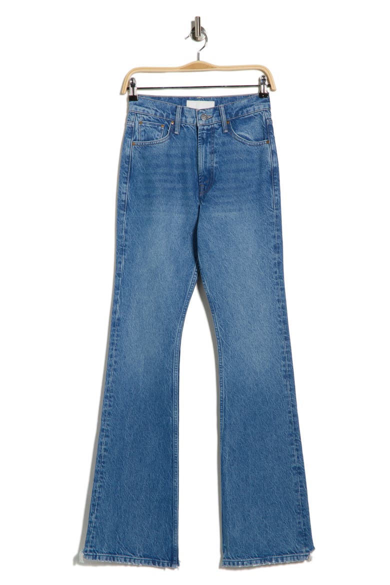 The Chomp Heel Chew Flare Jeans, Alternate, color, CHEW TOY