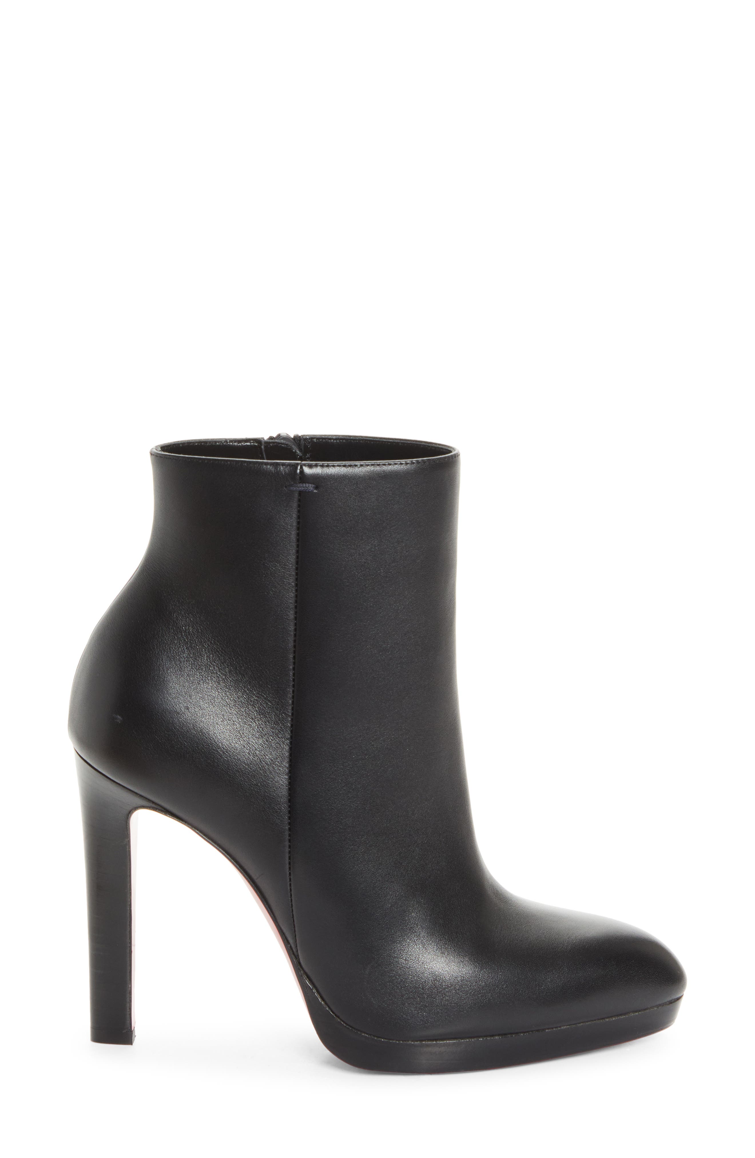 Christian Louboutin Fannylove Bootie, Alternate, color, Black/ Black