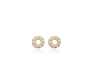 Mazin Jewels Hollow Studs