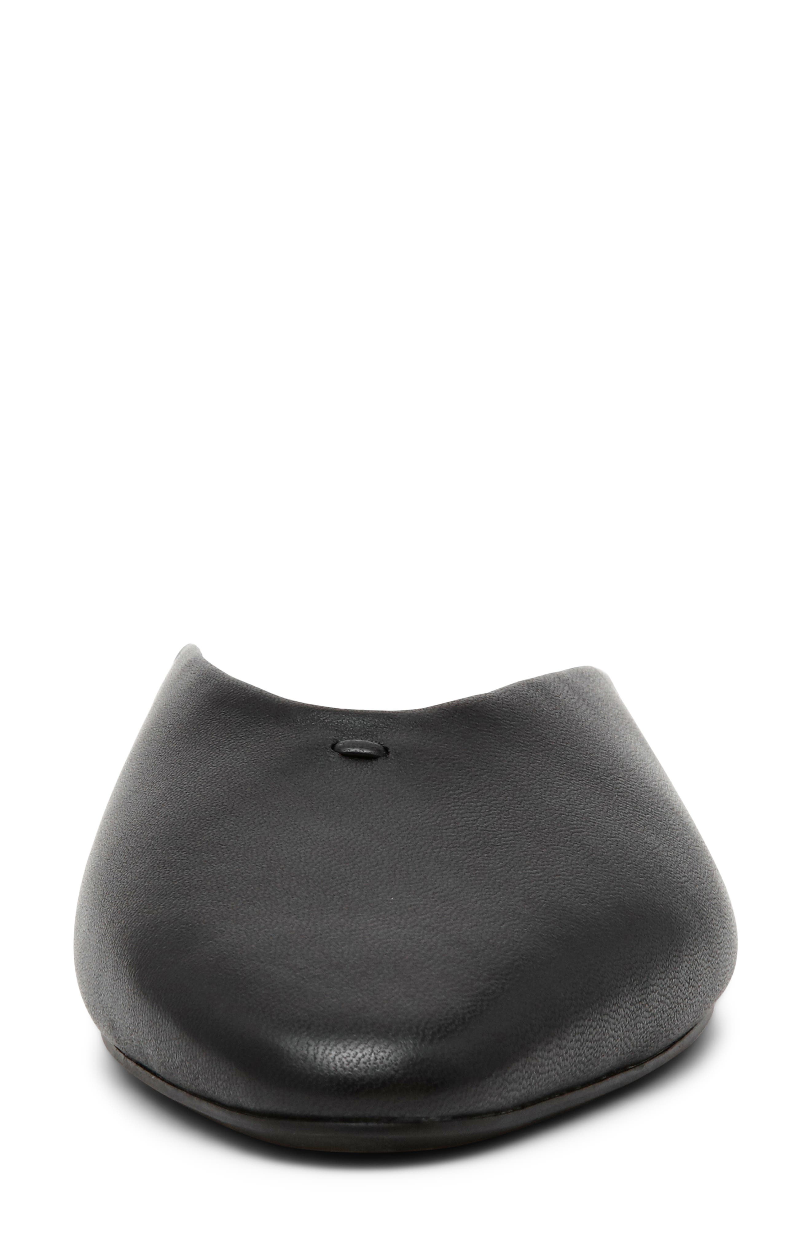 Sherman Mule, Alternate, color, BLACK LEATHER
