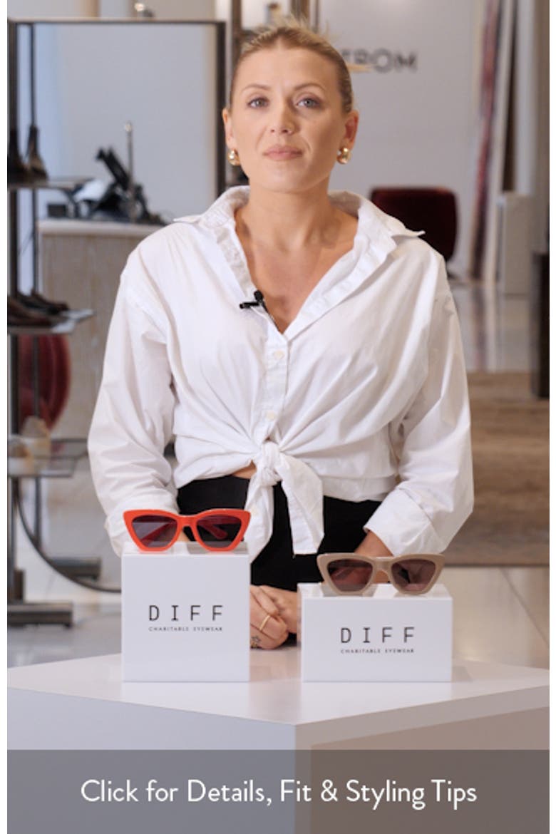 Camila 55mm Gradient Square Sunglasses video