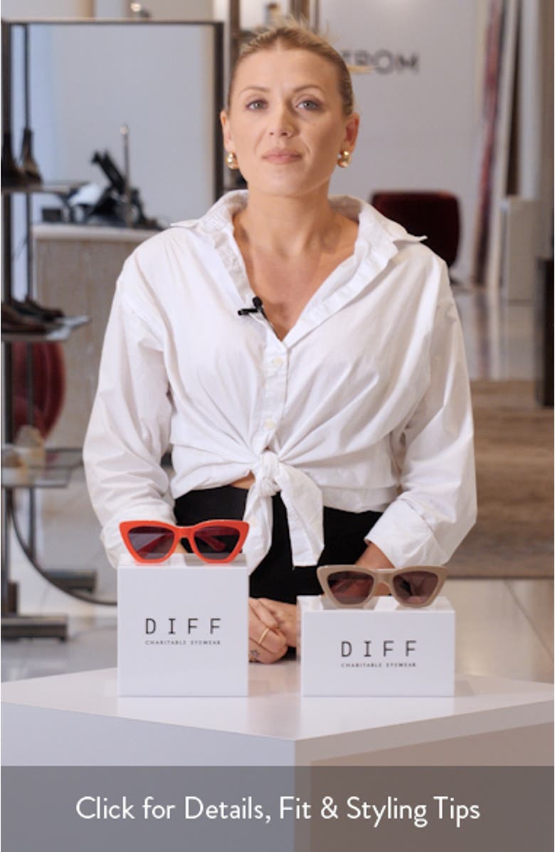 Camila 55mm Gradient Square Sunglasses, sales video thumbnail