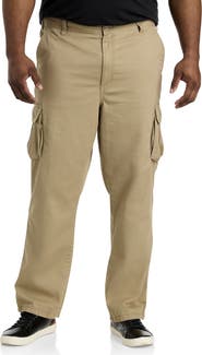 True Nation by DXL Big & Tall Broken-In Relaxed Fit Cargo Pants