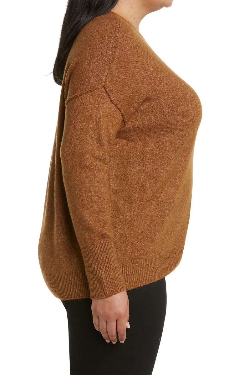 Vince Camuto Crewneck Sweater, Alternate, color, Toasted