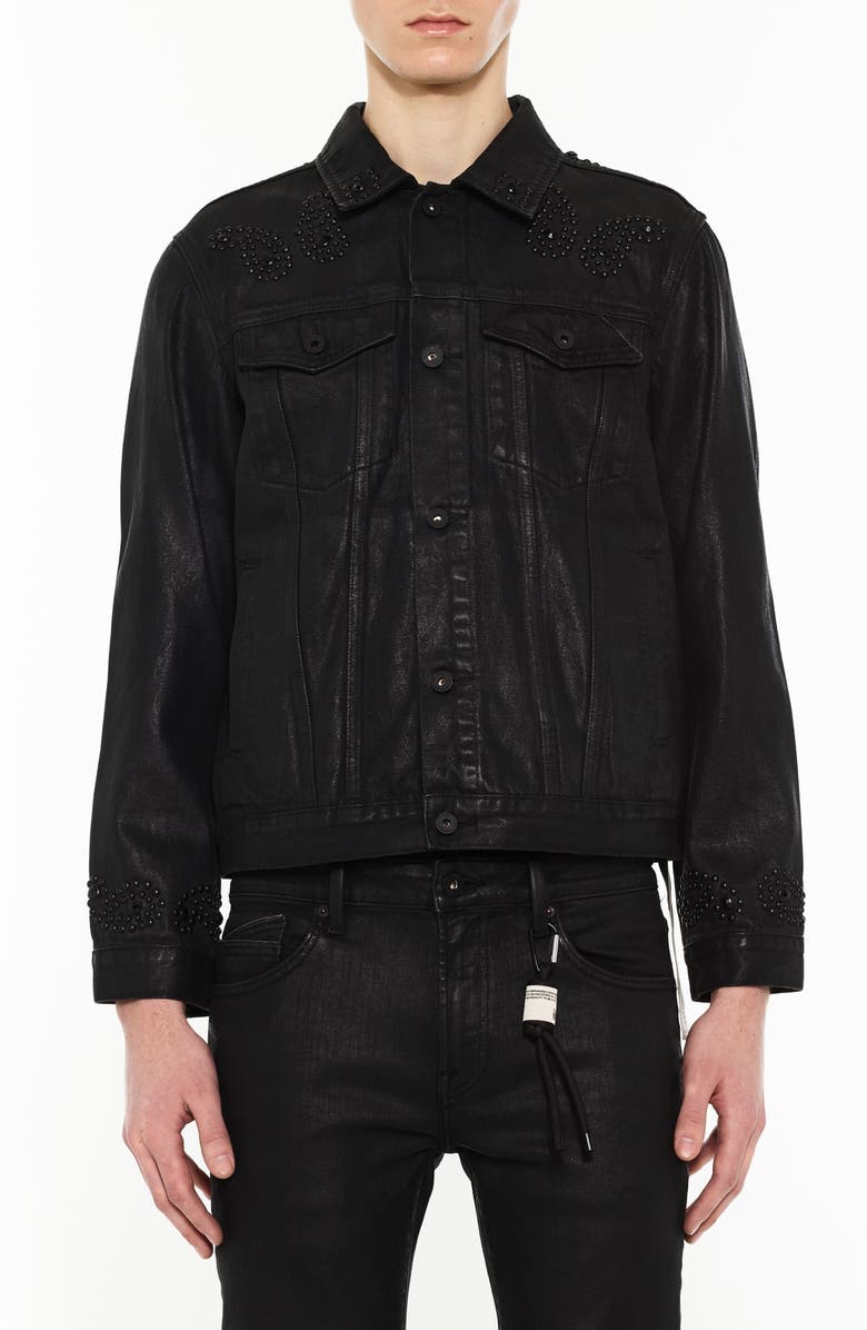 Cult of Individuality Type II Denim Jacket, Main, color, Paisley