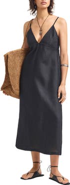 Vitamin A® Zella Linen Cover-Up Maxi Dress