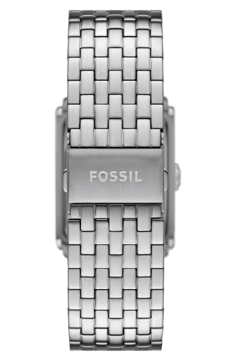 Fossil Carraway Bracelet Watch, 30mm, Alternate, color, Silver