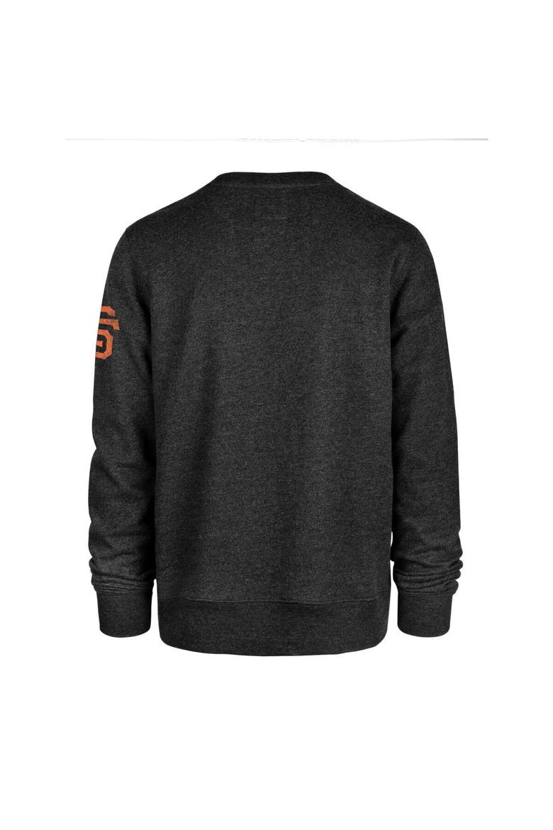 Men's '47 Black San Francisco Giants Bypass Tribeca Pullover Sweatshirt, Alternate, color, Black