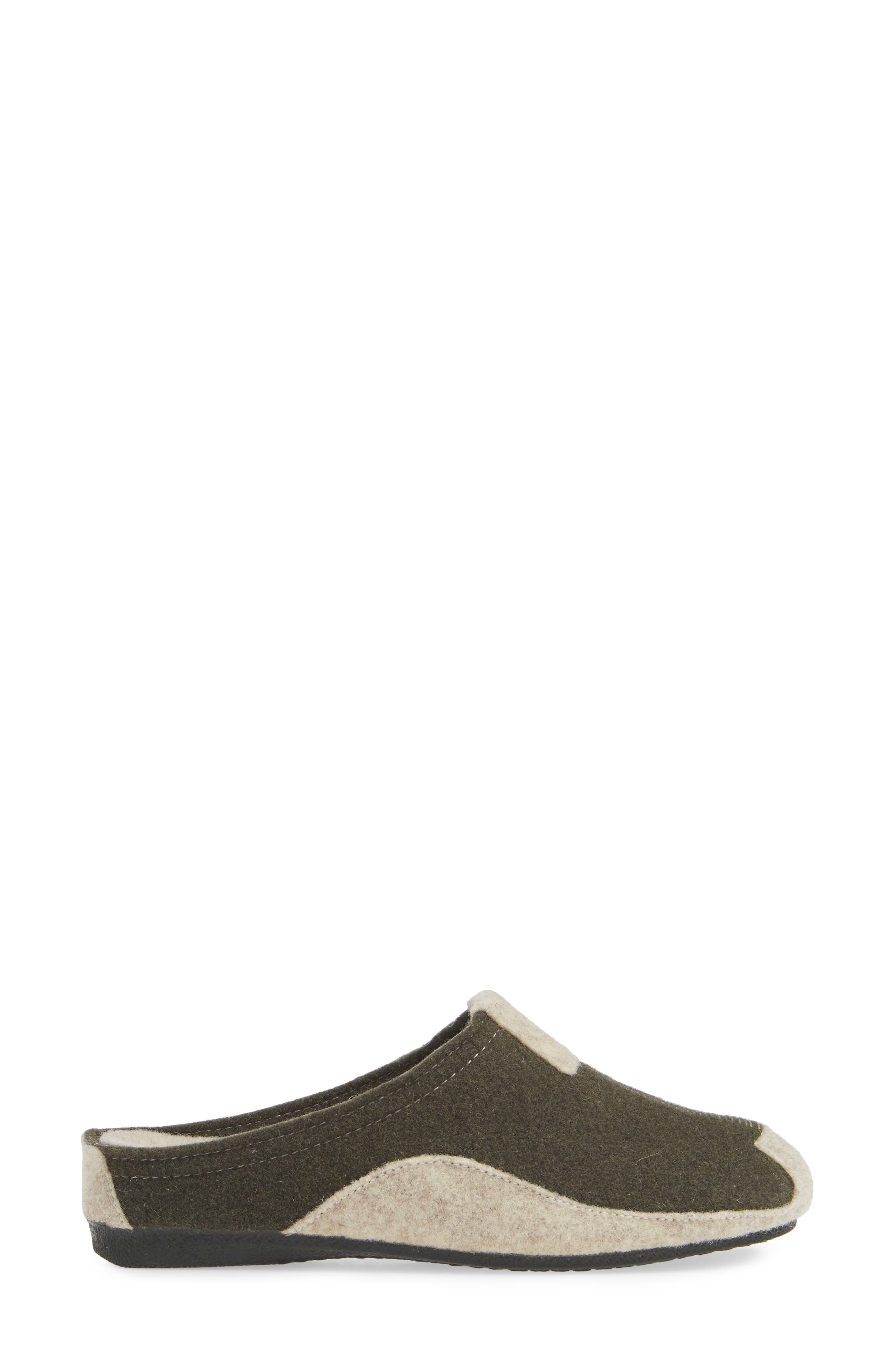 Jade Wedge Slipper, Alternate, color, PINE WOOL