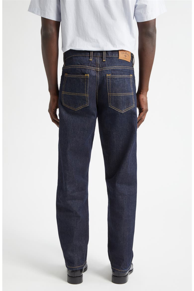 Selvedge Straight Leg Jeans, Alternate, color, INDIGO